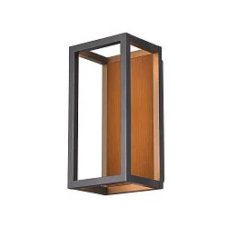 Udendørs wall luminaire QUADRULO IP55, antracit
