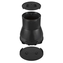 Installationshus DASAR® L, sort