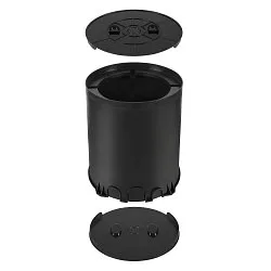 Installationshus DASAR® XL, sort