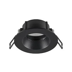 Forsænket loftsring NEW TRIA® 68 rund, sort