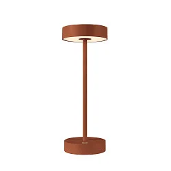Batteri bordlampe VINOLINA 2-CCT 2-fold, cylindrisk, CCT Switch, med touch-dæmper, med opladestation IP54, rust dæmpbar