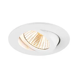 ceiling recessed luminaire NEW TRIA® UNIVERSAL 68 round IP20, white dimmable