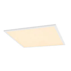 Loftlampe PANEL V 600 DALI DALI styrbar, CCT Switch, UGR < 19 IP54 / IP40, hvid, lakeret dæmpbar