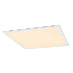 Loftlampe PANEL V 625 DALI DALI styrbar, CCT Switch, UGR < 19 IP54 / IP40, hvid, lakeret dæmpbar