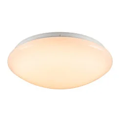 Væg- og Loftlampe SURFACE V 390 CCT Switch, omskiftelig, multipower, buet, kablet gennem IP44, hvid 