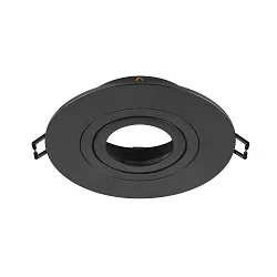 Forsænket loftsring NEW TRIA® 75 XL rund, sort