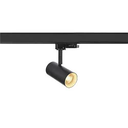 3-faset spot NOBLO® SPOT rund, kardanisk drejning IP20, sort dæmpbar