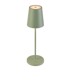 battery table lamp VINOLINA TWO 3-CCT 3-fold, CCT Switch, with touch dimmer, conical, with charging station IP65
