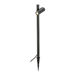 Jordspydslampe HELIA SLIM POLE SINGLE IP65, sort