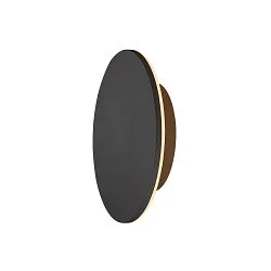 Udendørs wall luminaire D-RING M PHASE IP65, sort dæmpbar