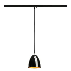 1-faset pendul PARA CONE 14 GU10 IP20, sort dæmpbar