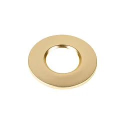 Dæksel UNIVERSAL DOWNLIGHT IP65 rund, stiv, lukket, lufttæt, guld mat