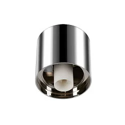 Loftlampe VARYT uden skærm E14 IP44, chrom dæmpbar