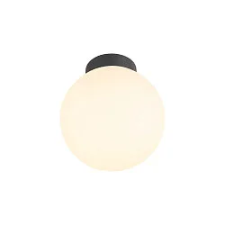 Loftlampe SUN 20 rund E27 IP20, sort dæmpbar