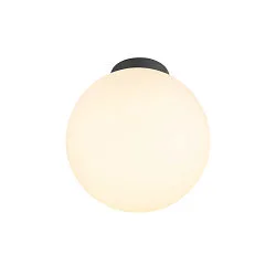 Loftlampe SUN 30 rund E27 IP20, sort dæmpbar
