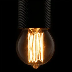 LED lyskilde A19 SOFT CAGE - PHASE klar E27 6W 570lm 2200K 330° CRI 90-100 dæmpbar