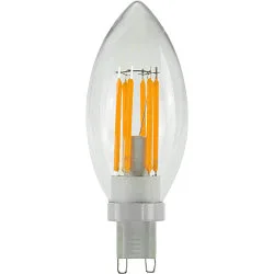 LED lyskilde CANDLE - PHASE klar G9 3W 260lm 2200K 330° CRI 90-100 dæmpbar