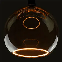 LED lyskilde FLOATING GLOBE 300 - SMOKEY BLACK- PHASE mat E27 8W 350lm 1900K 330° dæmpbar