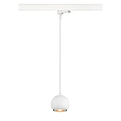 3-faset pendul LIGHT EYE® 90 down, balleformet GU10 IP20, hvid mat dæmpbar
