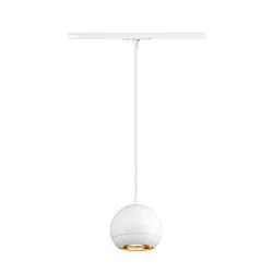 1-faset pendul LIGHT EYE® 150 GU10 IP20, hvid dæmpbar