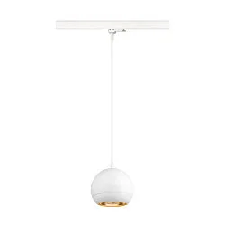 3-faset pendul LIGHT EYE® 150 down, balleformet GU10 IP20, hvid mat dæmpbar