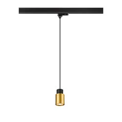 3-faset pendul PURI 2.0 - TUBE cylindrisk GU10 IP20, sort dæmpbar