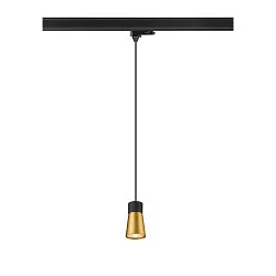 3-faset pendul PURI 2.0 - CONE konisk GU10 IP20, sort dæmpbar