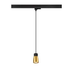 3-faset pendul PURI 2.0 - DOME halvrund GU10 IP20, sort dæmpbar