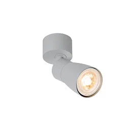 wall and ceiling luminaire PURI 2.0 - DOME GU10 IP20, grey dimmable