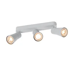 wall and ceiling luminaire PURI 2.0 - CONE 3 flames, long GU10 IP20, grey dimmable
