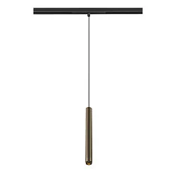 Pendel GRIP! S 48V DALI til VDU-arbejdsstation, DALI styrbar IP20, bronze, mat dæmpbar
