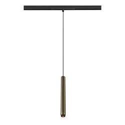 Pendel GRIP! S 48V DALI DTW til VDU-arbejdsstation, DALI styrbar, Dim-To-Warm IP20, bronze, mat dæmpbar