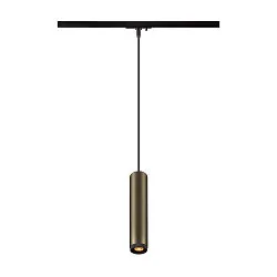 1-faset pendul GRIP! L GU10 GU10 IP20, bronze dæmpbar