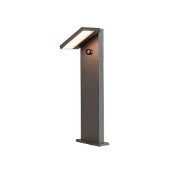 Solar pælelys ABRIDOR POLE 60 HYBRID drejelig, med sensor, CCT Switch IP65, antracit, mat 
