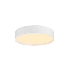 Væg- og Loftlampe DECONA PHASE rund, CCT Switch IP44, hvid dæmpbar