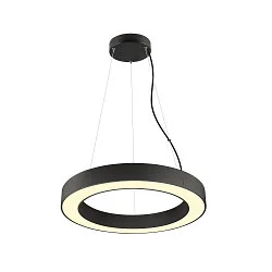 Pendel MEDO® RING 60 PHASE til VDU-arbejdsstation, CCT Switch IP20, sort dæmpbar