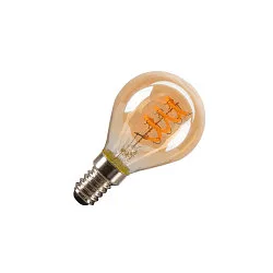 LED lyskilde G45 GOLD - PHASE G45 klar E14 2W 75lm 2200K 325° CRI 80-89 dæmpbar