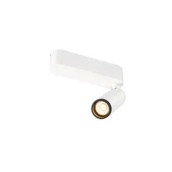 Loftlampe GRIP!M SINGLE IP20, sort, hvid, lakeret dæmpbar