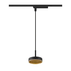 1-faset pendul GRIP! FLAT down, uden skærm, CCT Switch IP20, guld, sort dæmpbar