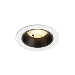 Indbygnings loftlampe NUMINOS® S egnet til VDU-arbejdsstationer IP20, sort, hvid dæmpbar