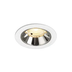 Indbygnings loftlampe NUMINOS® S egnet til VDU-arbejdsstationer IP20, chrom, hvid dæmpbar