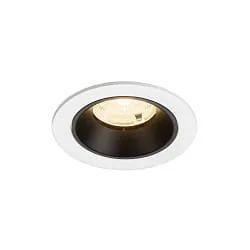 Indbygnings loftlampe NUMINOS® S egnet til VDU-arbejdsstationer IP20, sort, hvid dæmpbar