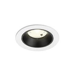 Indbygnings loftlampe NUMINOS® S egnet til VDU-arbejdsstationer IP20, sort, hvid dæmpbar