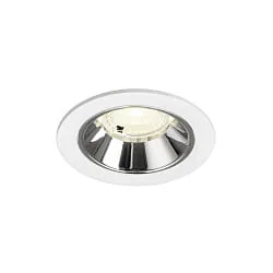 Indbygnings loftlampe NUMINOS® S egnet til VDU-arbejdsstationer IP20, chrom, hvid dæmpbar