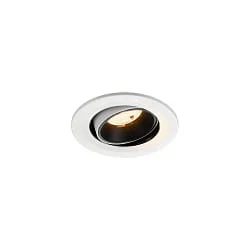 Indbygnings loftlampe NUMINOS® MOVE S svingbar, egnet til VDU-arbejdsstationer IP20, sort, hvid dæmpbar