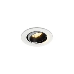 Indbygnings loftlampe NUMINOS® MOVE S svingbar, egnet til VDU-arbejdsstationer IP20, sort, hvid dæmpbar