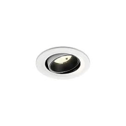 Indbygnings loftlampe NUMINOS® MOVE S svingbar, egnet til VDU-arbejdsstationer IP20, sort, hvid dæmpbar