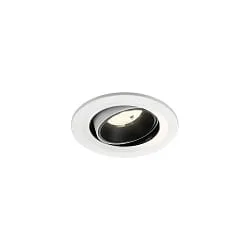 Indbygnings loftlampe NUMINOS® MOVE S svingbar, egnet til VDU-arbejdsstationer IP20, sort, hvid dæmpbar
