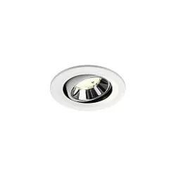 Indbygnings loftlampe NUMINOS® MOVE S svingbar, egnet til VDU-arbejdsstationer IP20, chrom, hvid dæmpbar