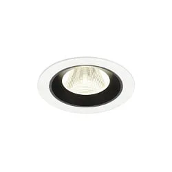 Indbygnings loftlampe NUMINOS® M egnet til VDU-arbejdsstationer IP20, sort, hvid dæmpbar